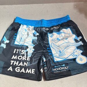 Monopoly Kids Black and Blue Shorts